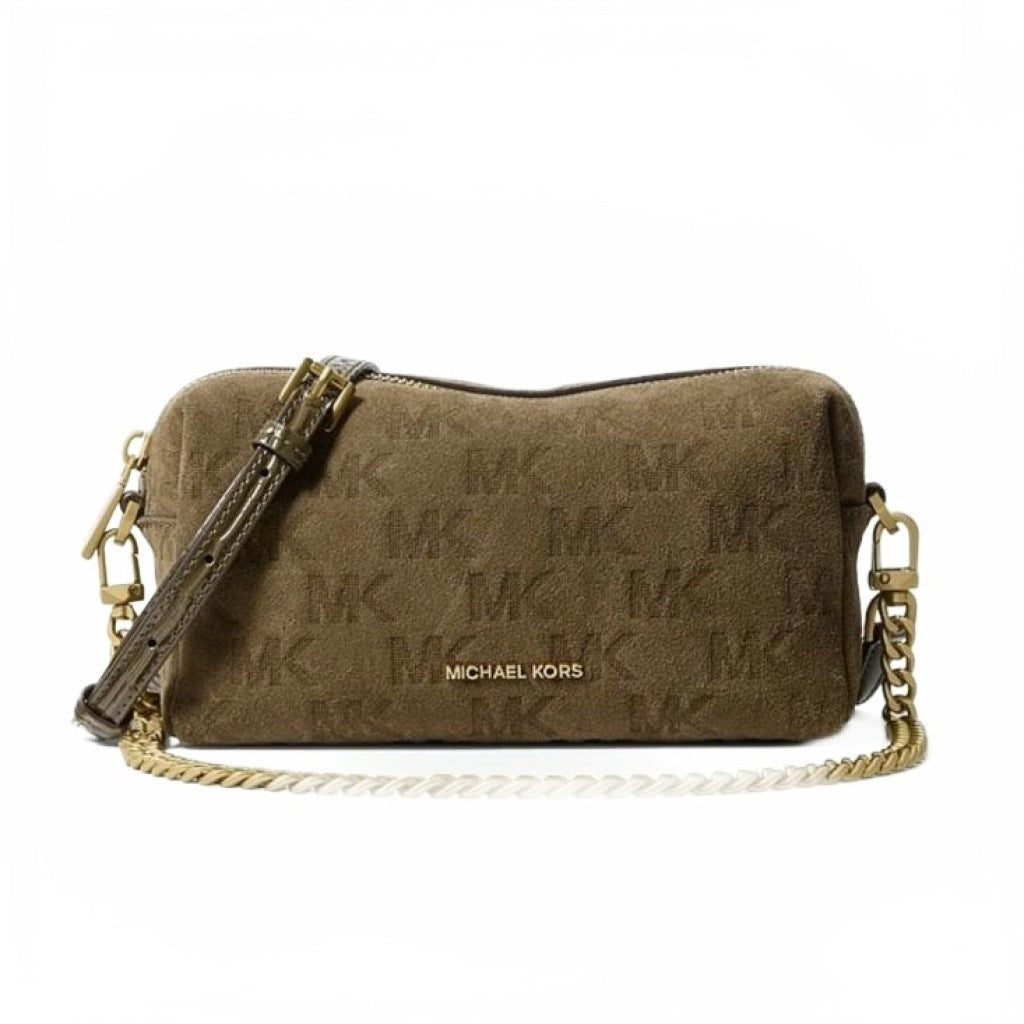 MICHAEL KORS SM SOFT XBODY W/ CHAIN en color VERDE  (4)
