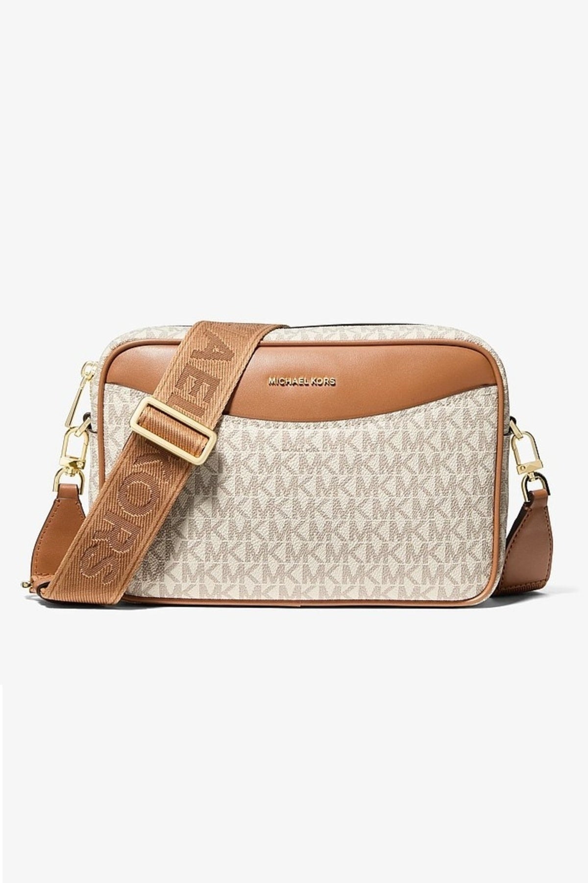 MICHAEL KORS LG EW PCKT XBODY en color BEIS  (1)