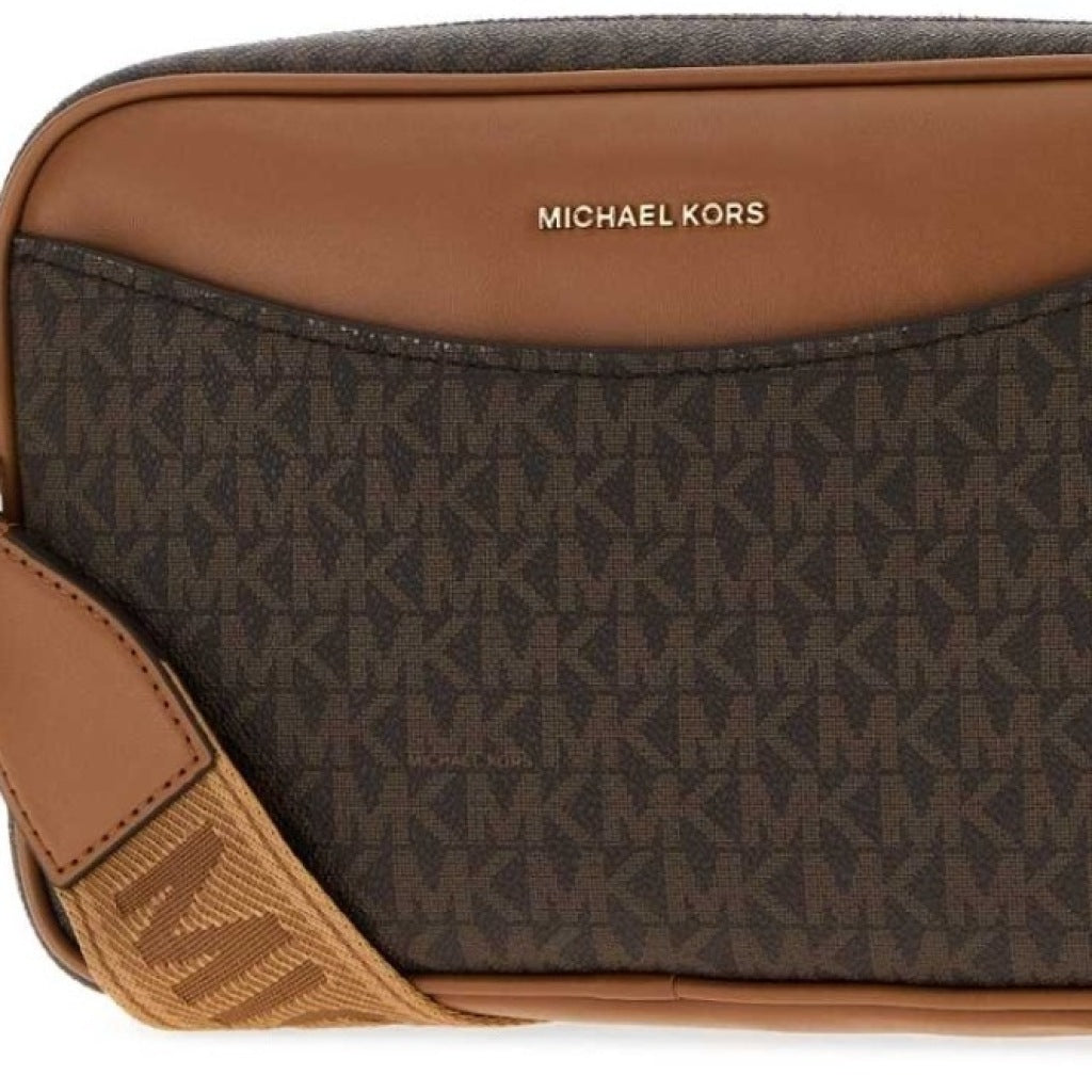 MICHAEL KORS LG EW PCKT XBODY en color MARRON  (5)