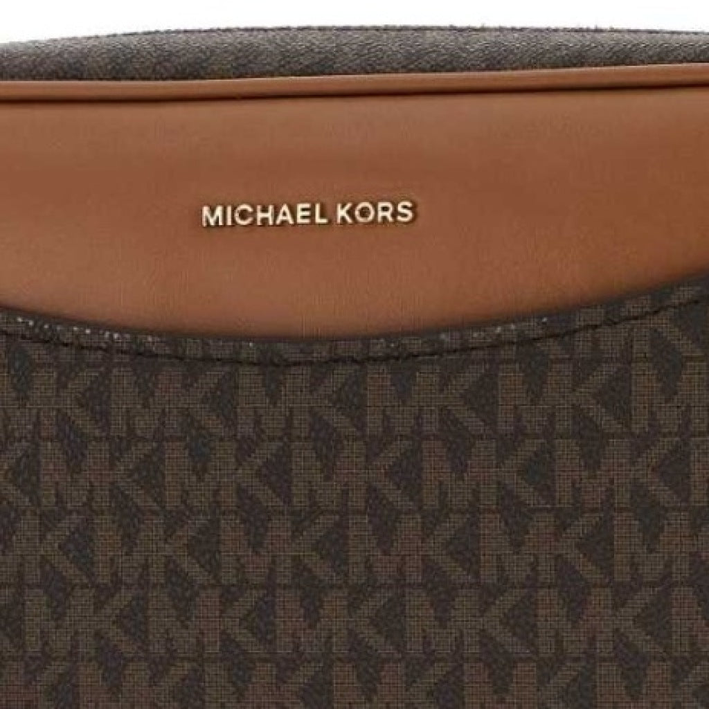 MICHAEL KORS LG EW PCKT XBODY en color MARRON  (6)