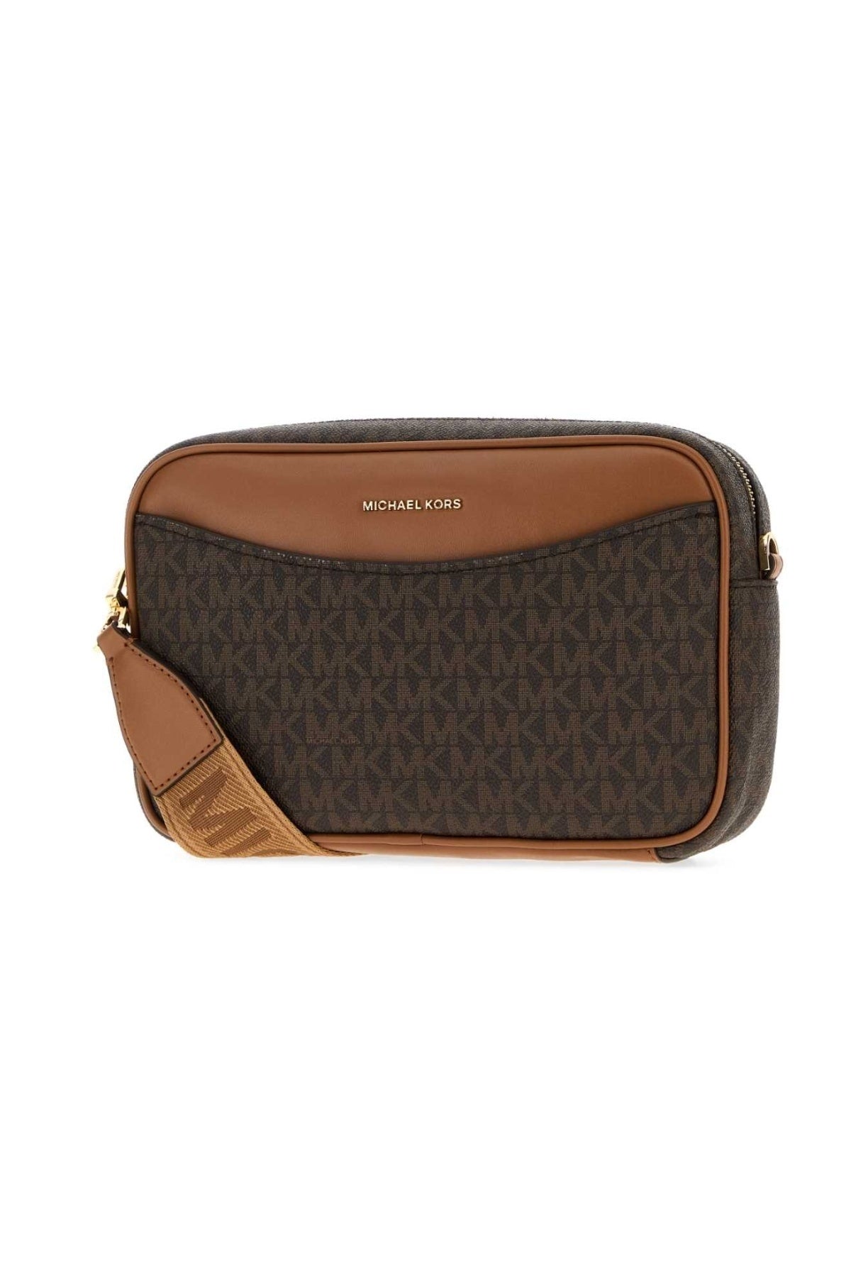 MICHAEL KORS LG EW PCKT XBODY en color MARRON  (1)