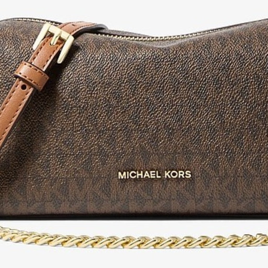 MICHAEL KORS SM SOFT XBODY W/ CHAIN en color MARRON  (6)