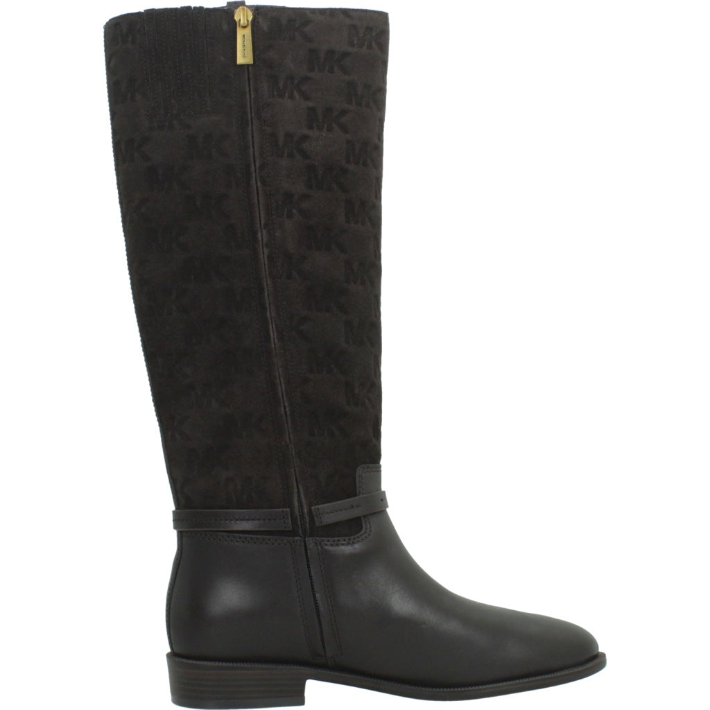 MICHAEL KORS BEVERLY FLAT BOOT en color MARRON  (4)