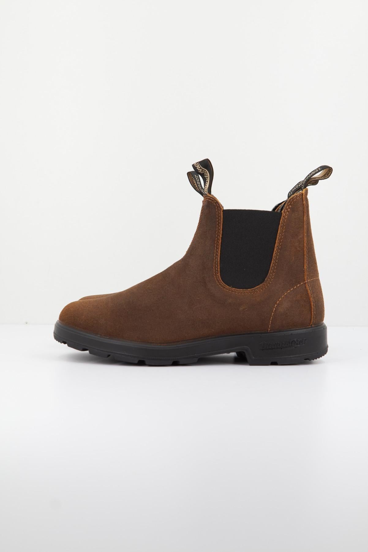 BLUNDSTONE ELASTIC SIDED SUEDE BOOT en color MARRON  (1)