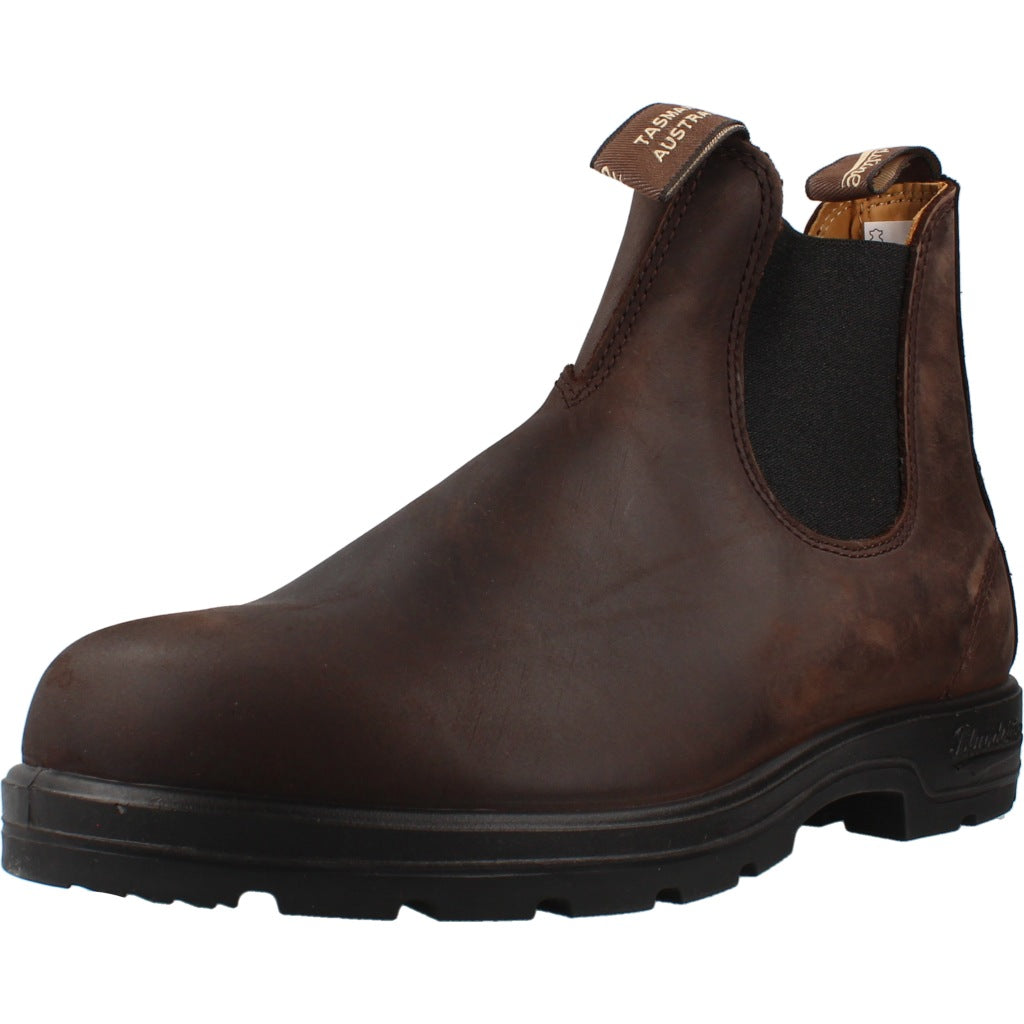 BLUNDSTONE BS BOTIN GOMAS LATERALES en color MARRON  (1)