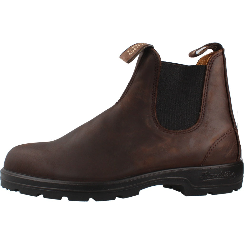 BLUNDSTONE BS BOTIN GOMAS LATERALES en color MARRON  (2)