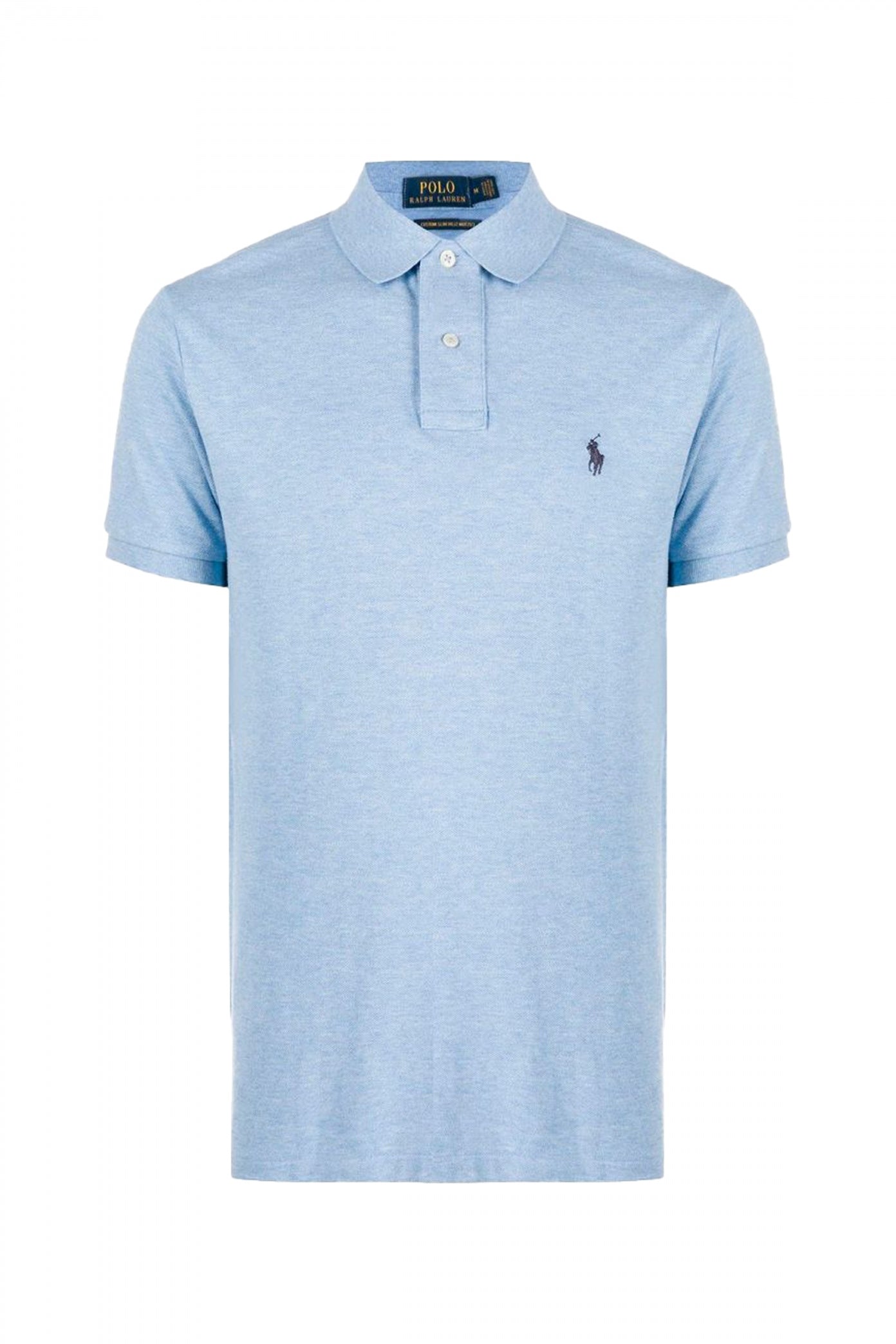 POLO RALPH LAUREN CUSTOM SLIM FIT POLO SHIRT en color AZUL  (1)