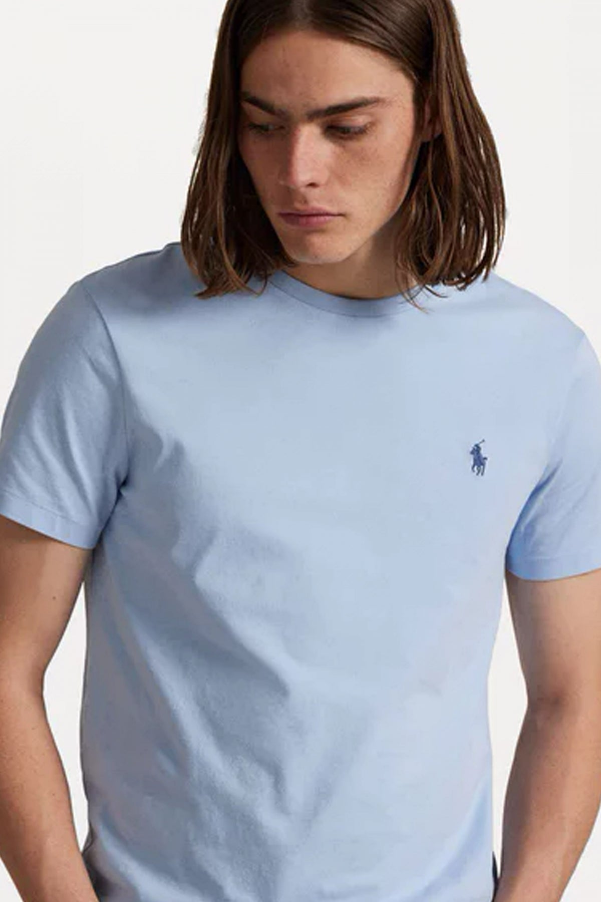 POLO RALPH LAUREN CLASSIC FIT COTTON T-SHIRT en color AZUL  (3)