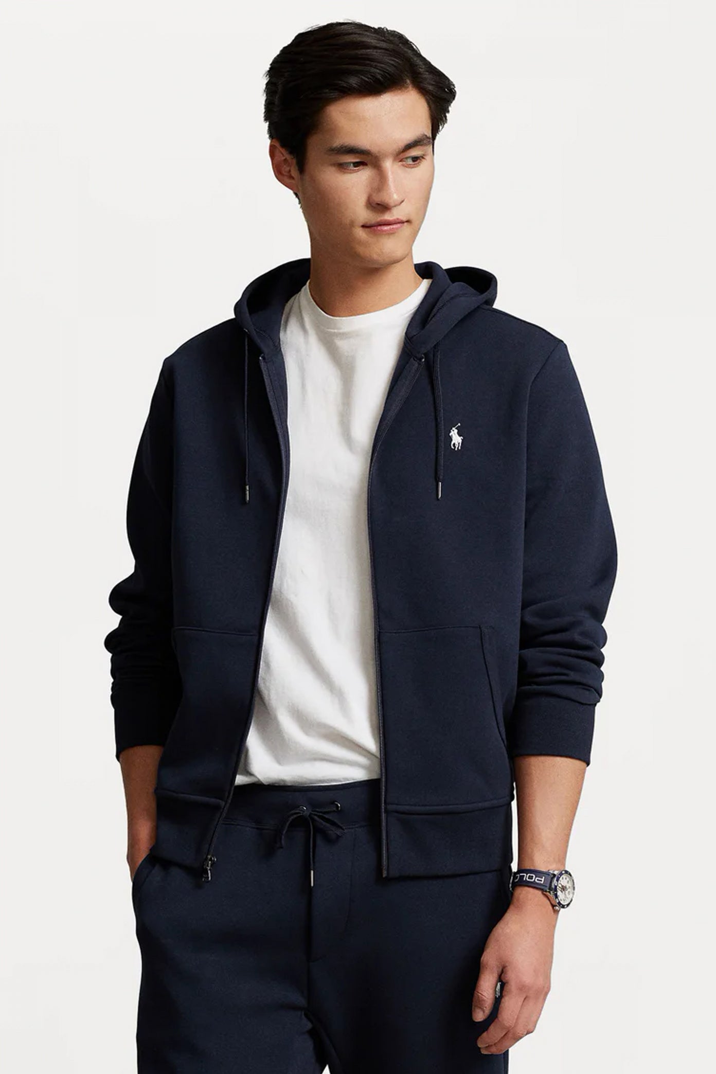 POLO RALPH LAUREN  FULL ZIP HOODIE en color AZUL  (1)