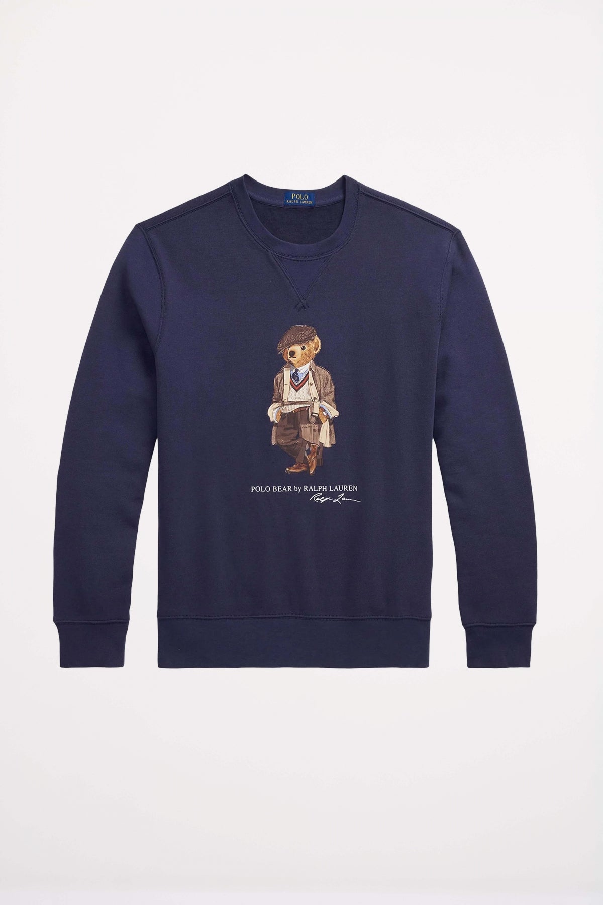 POLO RALPH LAUREN POLO BEAR GRAPHIC CREWNECK SWEATSHIRT en color AZUL  (2)