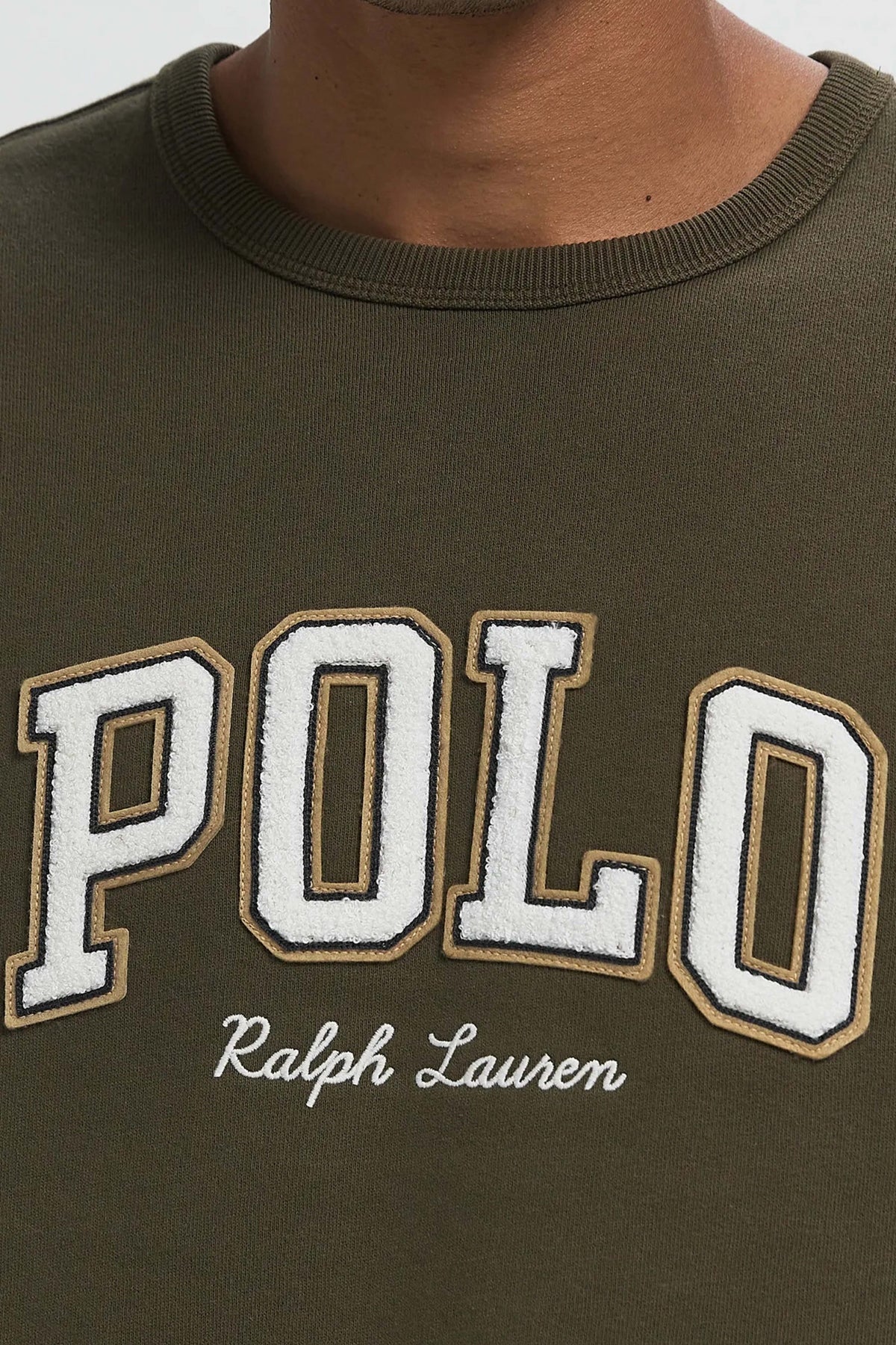 POLO RALPH LAUREN LONG SLEEVE SWEATSHIRT en color VERDE  (4)