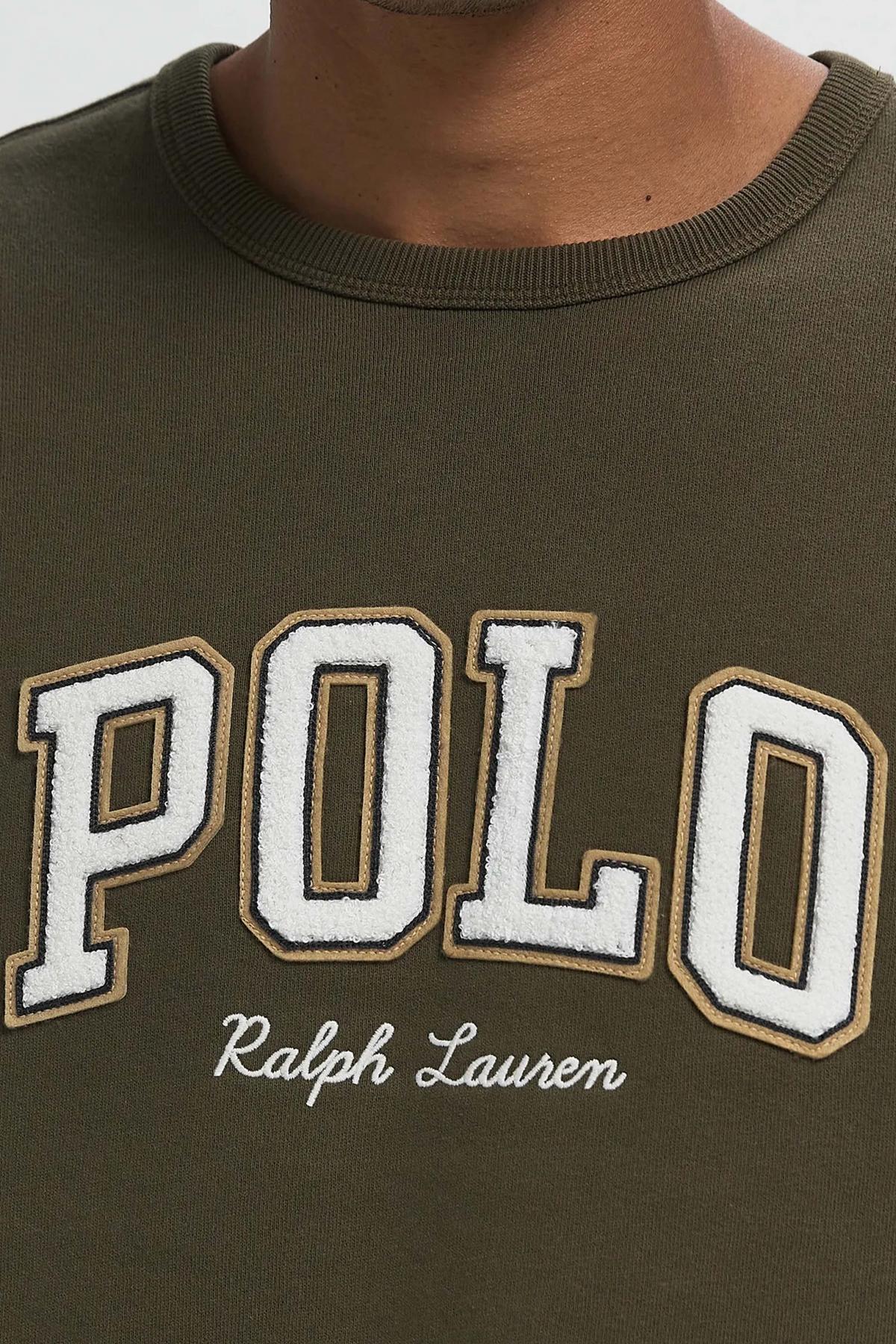POLO RALPH LAUREN LONG SLEEVE SWEATSHIRT en color VERDE  (4)