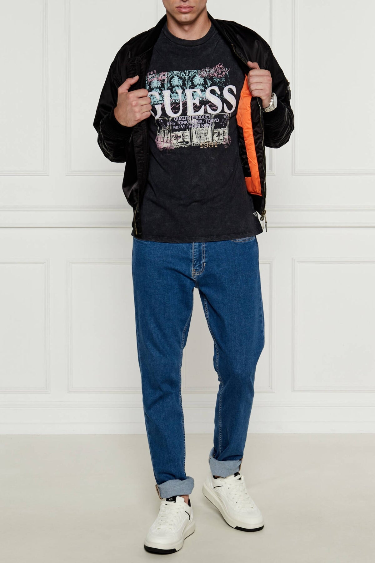 GUESS JEANS MYAC DDM en color AZUL  (4)