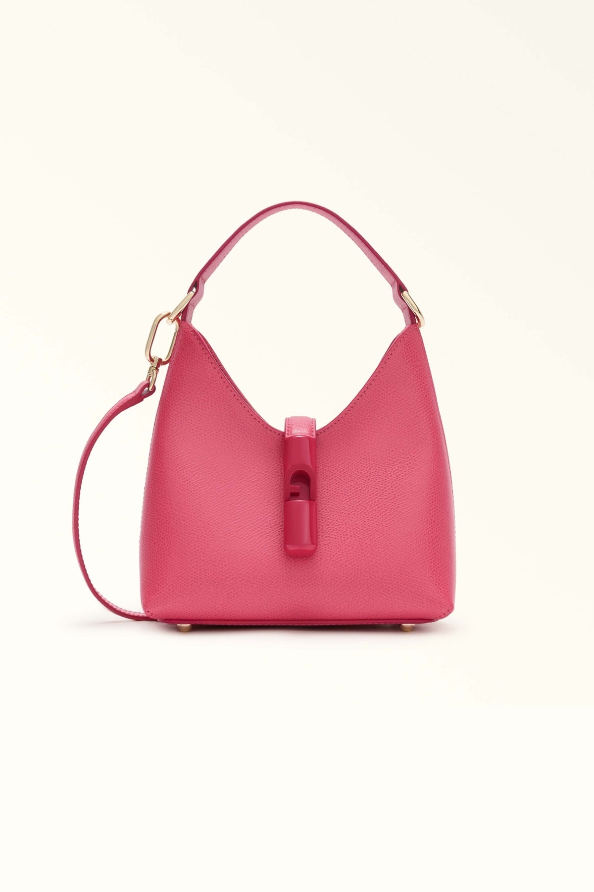 FURLA IRADE MINI HOB en color ROSA  (3)