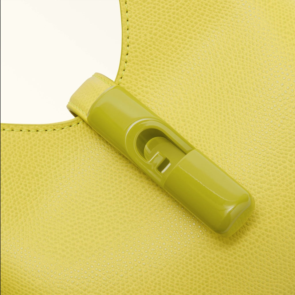 FURLA IRADE MINI HOB en color AMARILLO  (7)