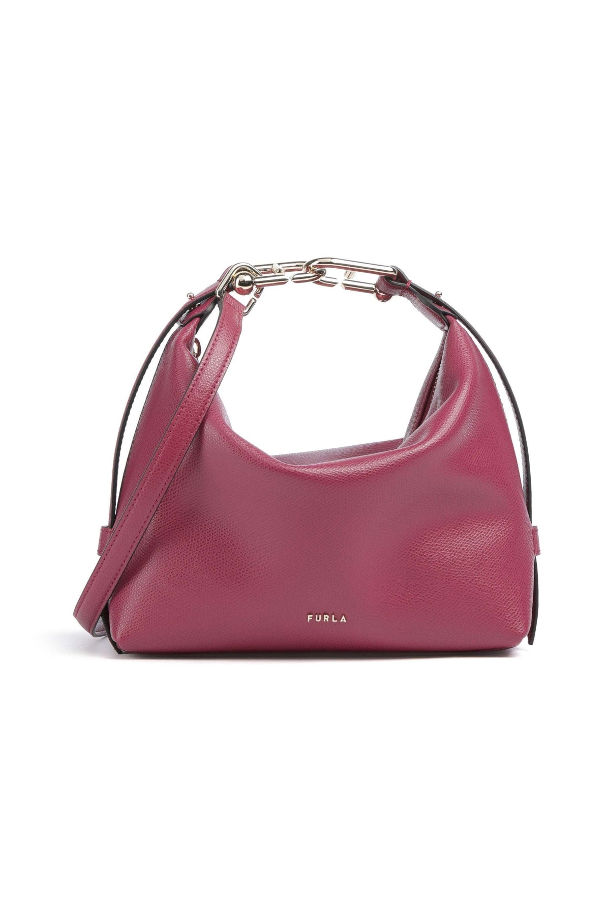 FURLA WE A FURLA TONIE MINI HOBO en color BURDEOS  (1)