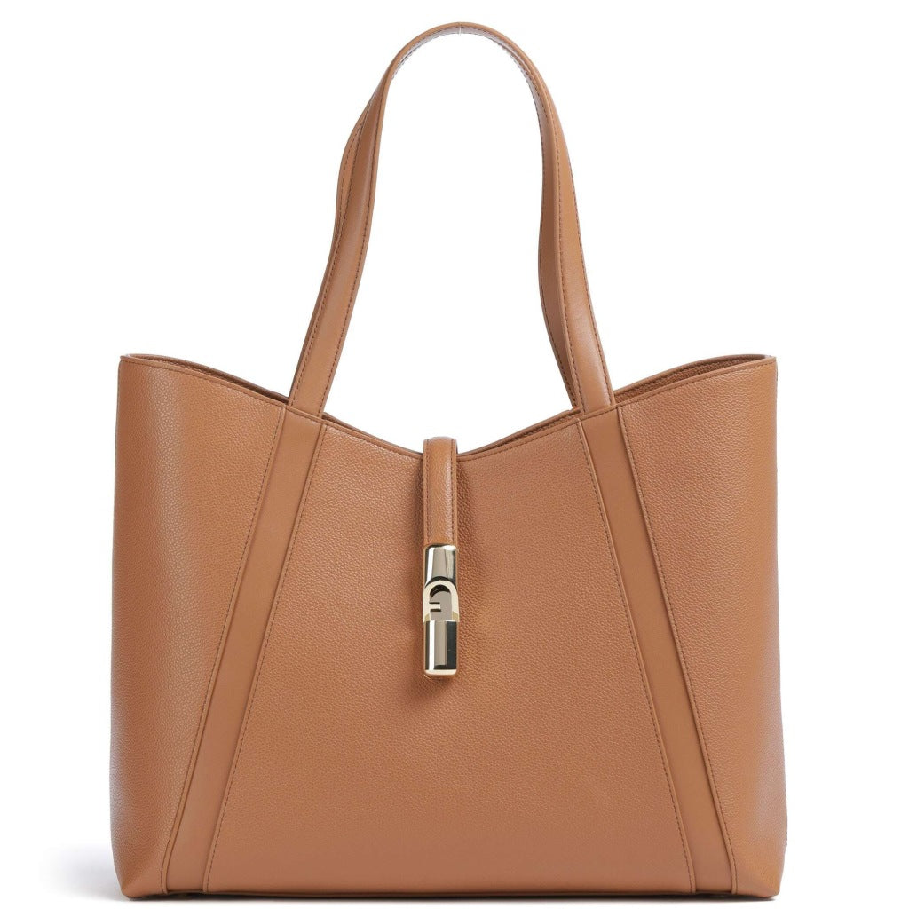 FURLA WB BX GOCCIA L TOTE en color MARRON CLARO  (4)