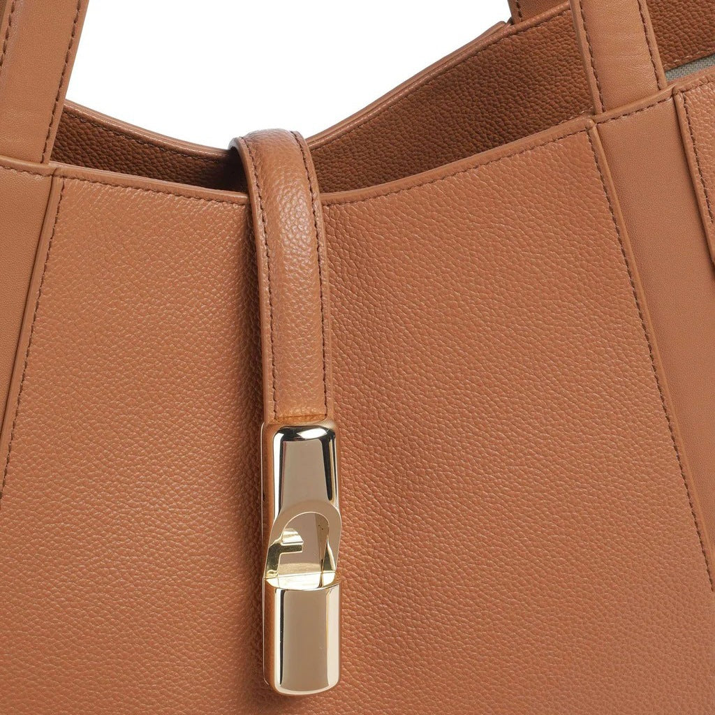 FURLA WB BX GOCCIA L TOTE en color MARRON CLARO  (6)