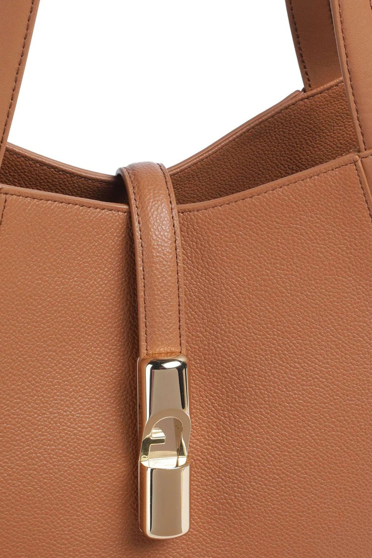 FURLA WB BX GOCCIA L TOTE en color MARRON CLARO  (3)