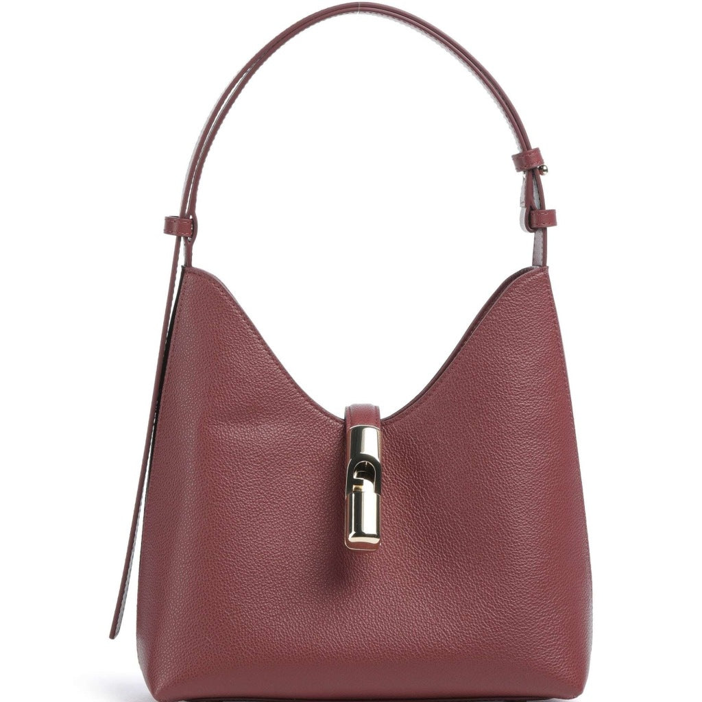 FURLA WB BX GOCCIA S HOBO en color BURDEOS  (4)