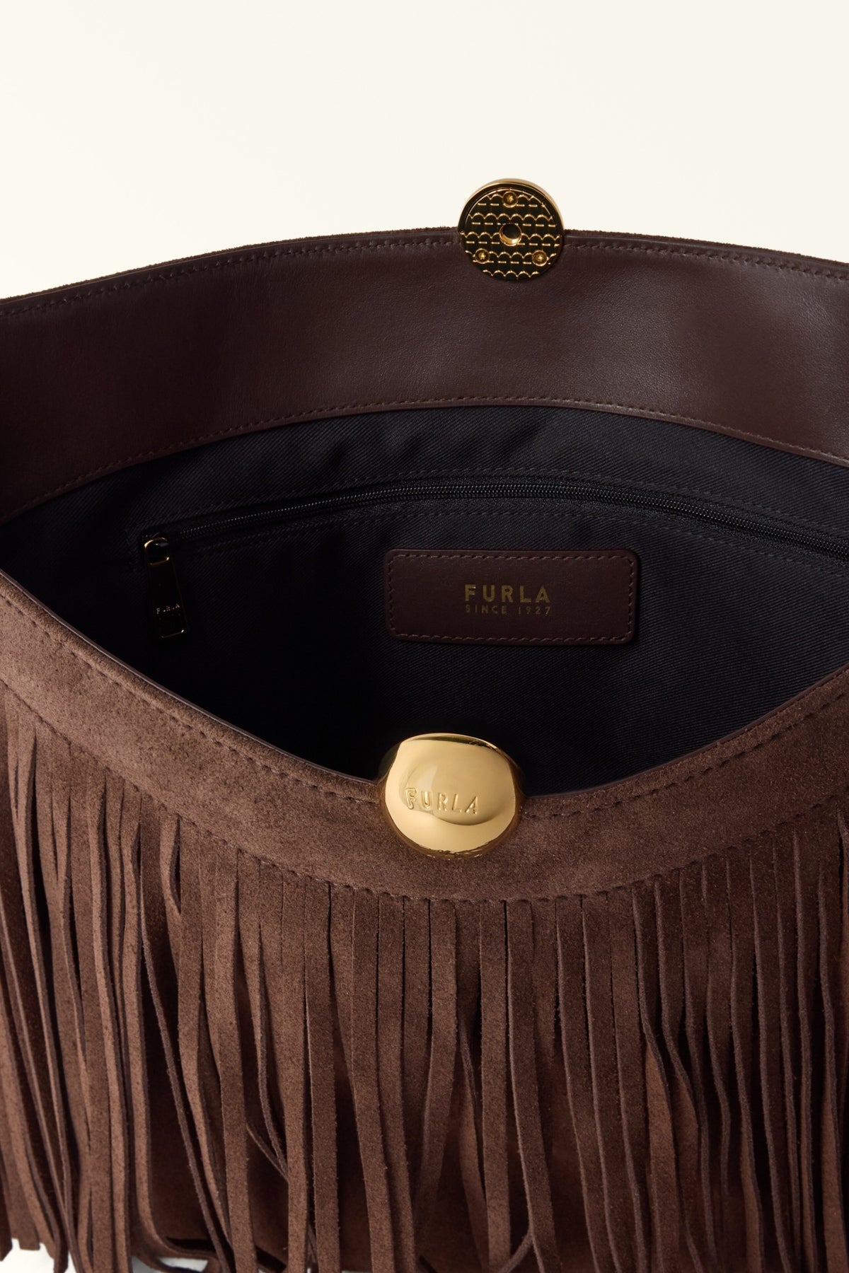 FURLA WB BX SFERA SOFT L SHOULDE en color MARRON  (3)