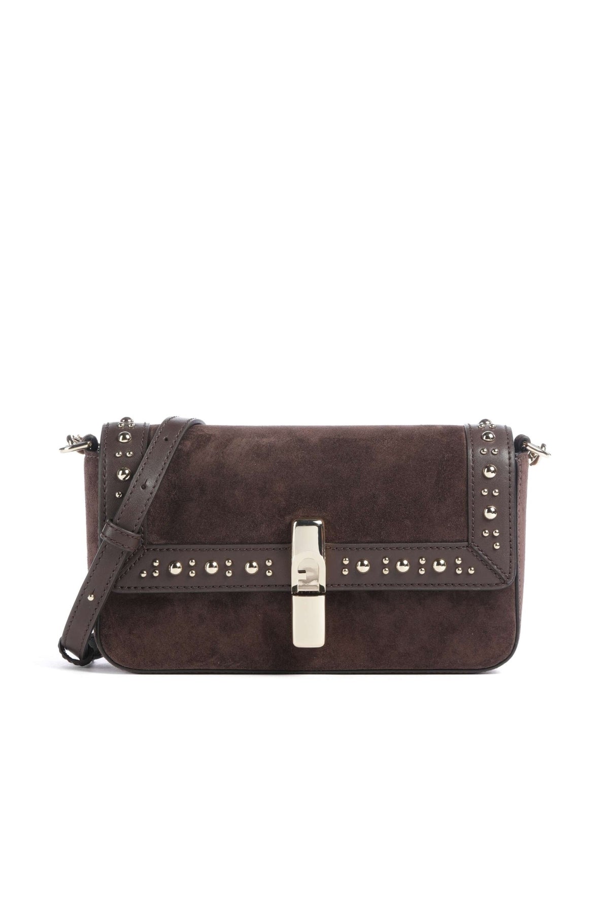 FURLA WB BX RIDE S CROSSBODY en color MARRON  (1)