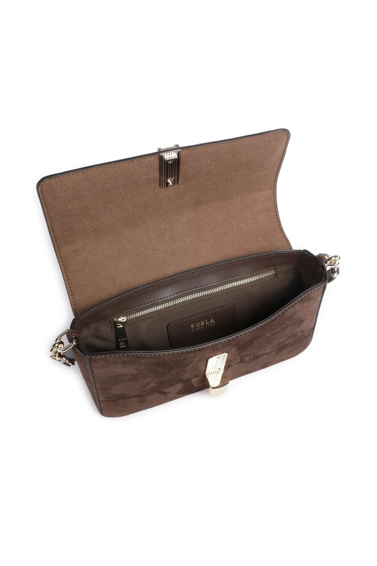 FURLA WB BX RIDE S CROSSBODY en color MARRON  (3)