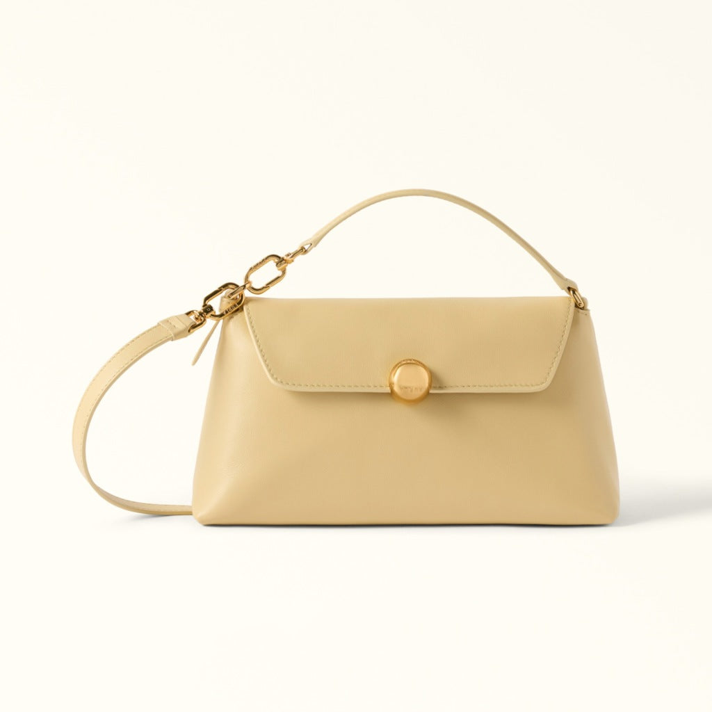 FURLA WE BX SFERA SOFT MINI CROS en color AMARILLO  (4)
