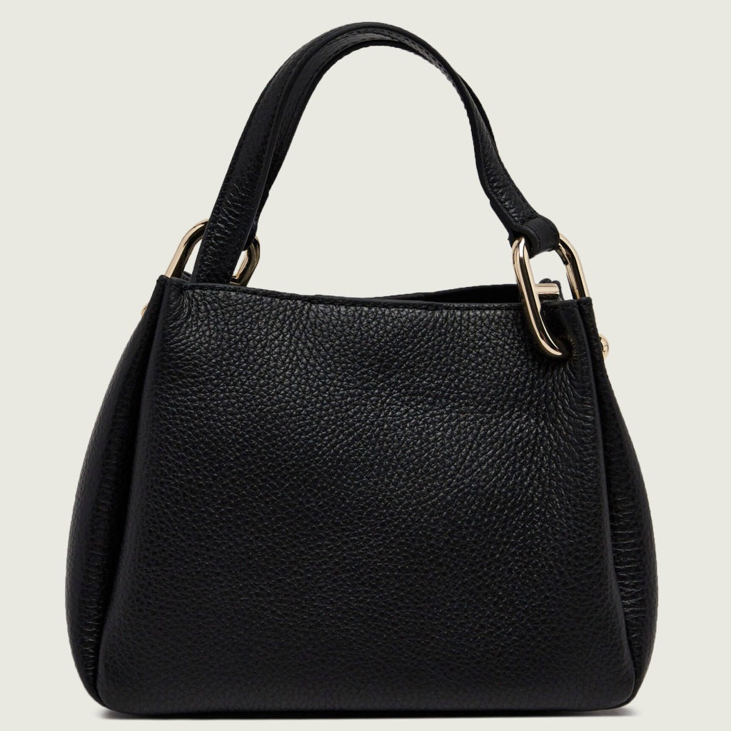 FURLA WE HSF NUVOLA MINI TOTE en color NEGRO  (5)