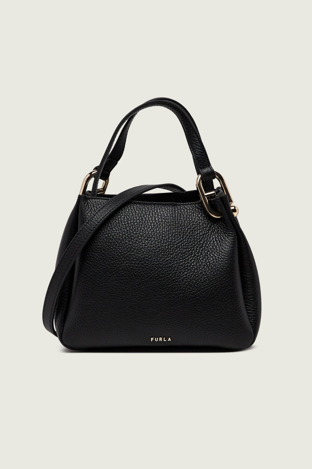 FURLA WE HSF NUVOLA MINI TOTE en color NEGRO  (1)
