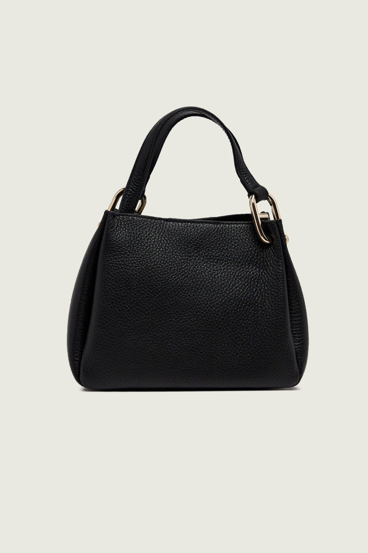 FURLA WE HSF NUVOLA MINI TOTE en color NEGRO  (2)