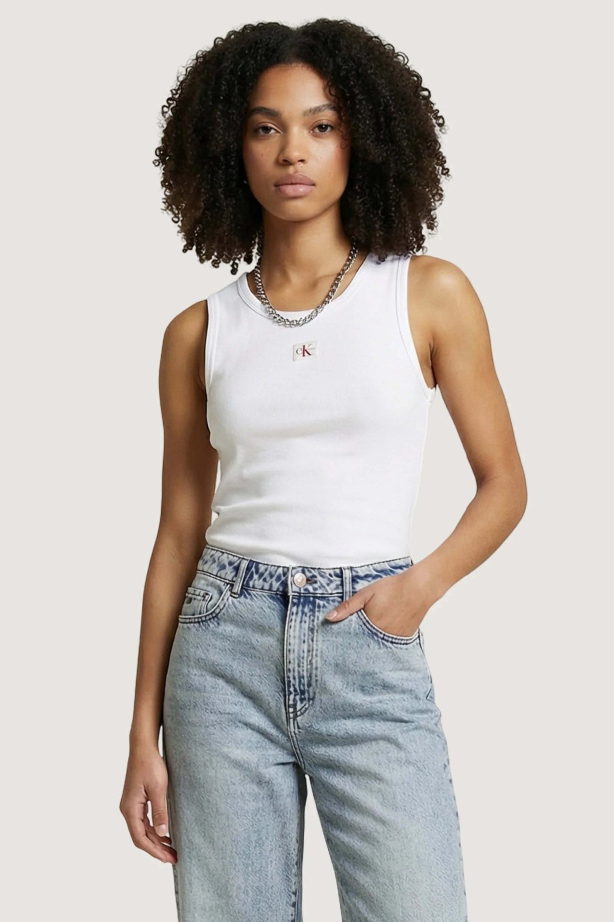 CALVIN KLEIN JEANS LVFG en color BLANCO  (1)