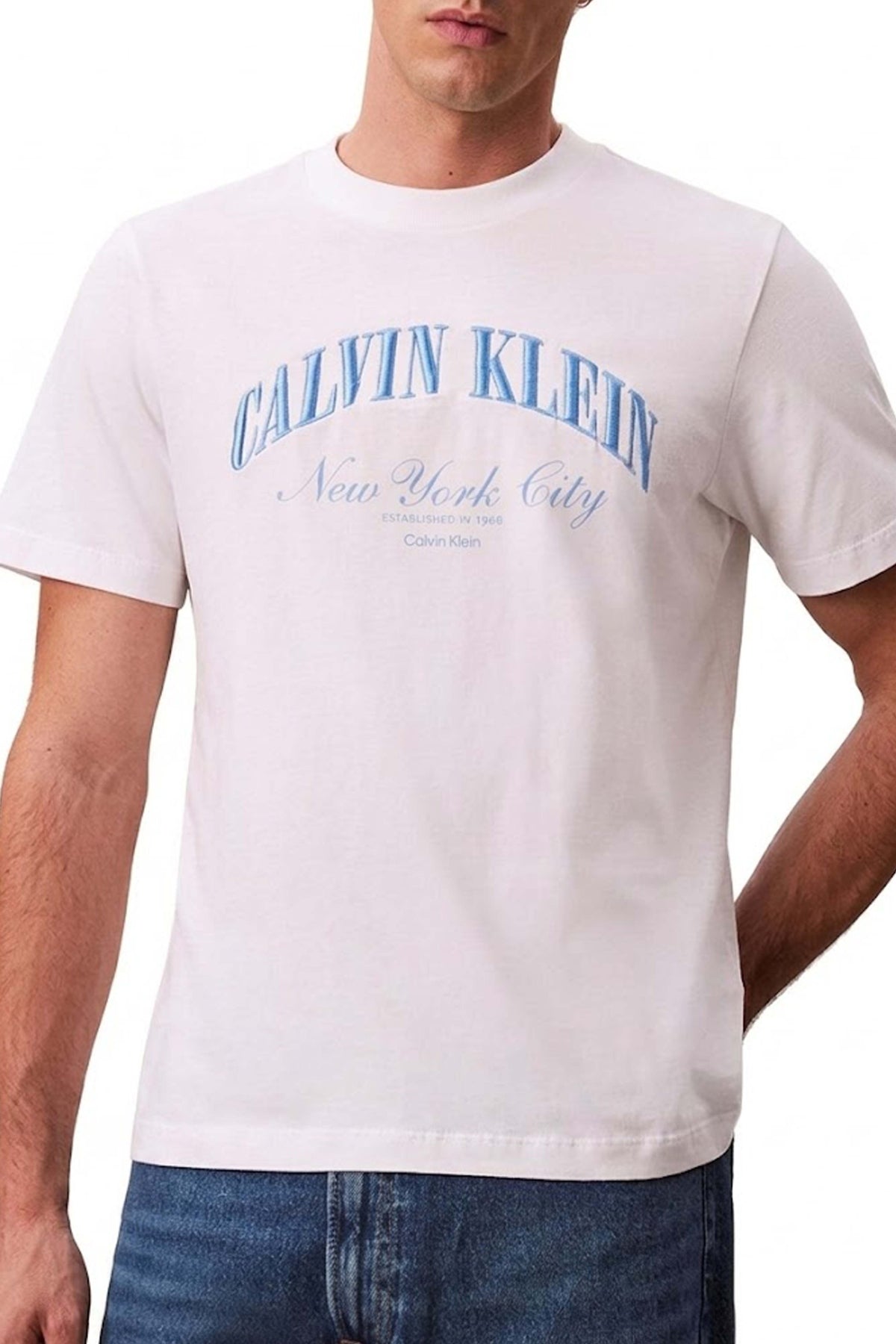 CALVIN KLEIN JEANS MARCH GRAPHIC SEASON en color BLANCO  (1)
