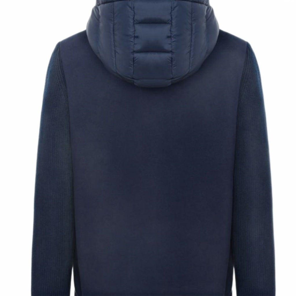 COLMAR C MULTI MATERIAL HOODIE JAC en color AZUL  (5)