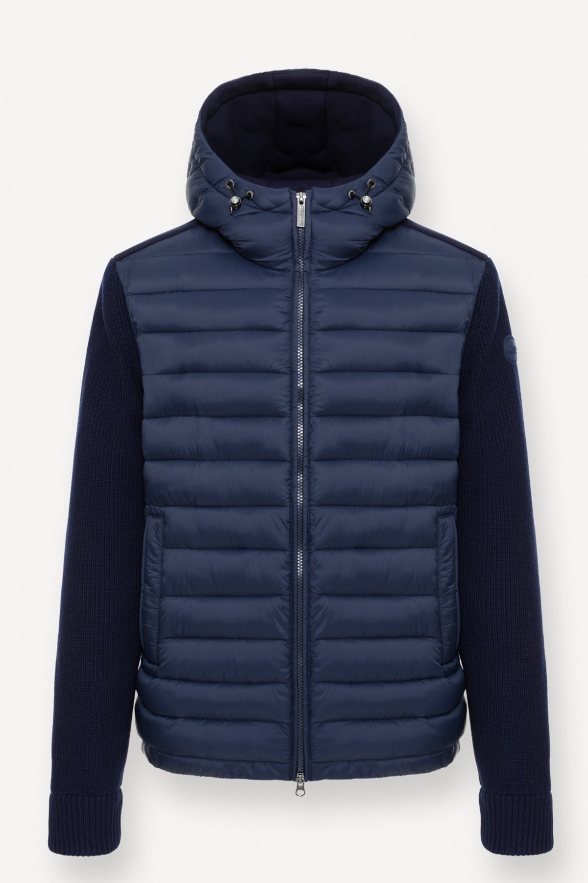 COLMAR C MULTI MATERIAL HOODIE JAC en color AZUL  (1)