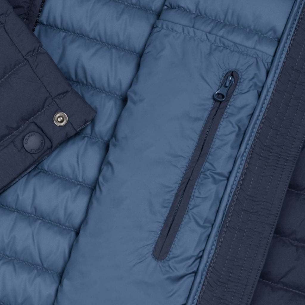 COLMAR C QUILTED JACKET NATURAL DO en color AZUL  (6)