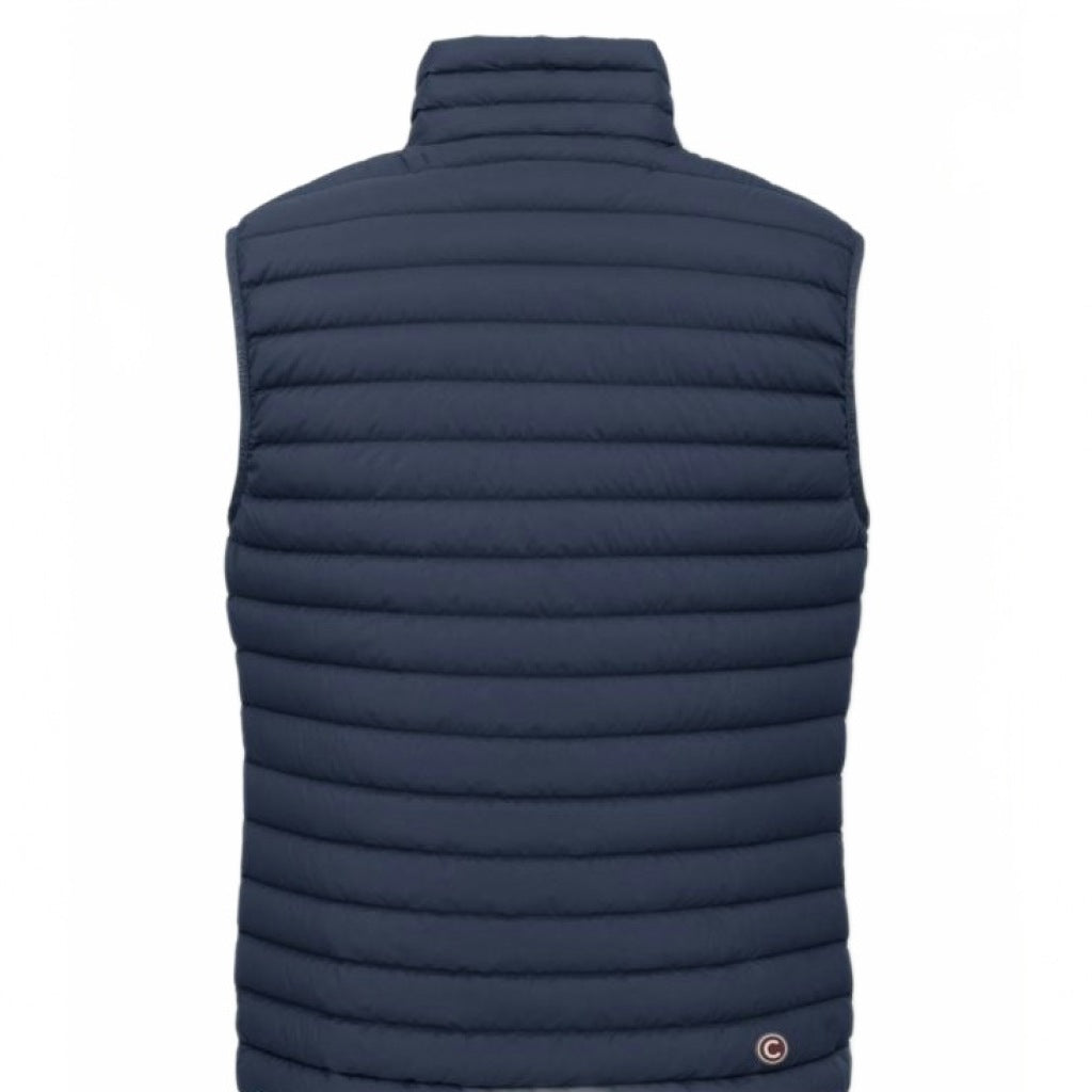 COLMAR C QUILTED VEST NATURAL DOWN en color AZUL  (5)