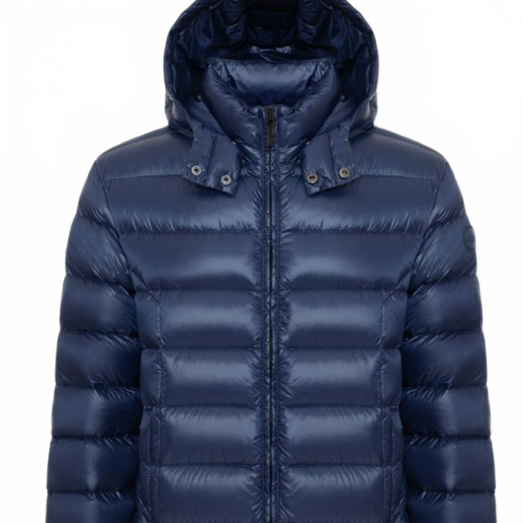 COLMAR R QUILTED DETACHEABLE HOODI en color AZUL  (4)