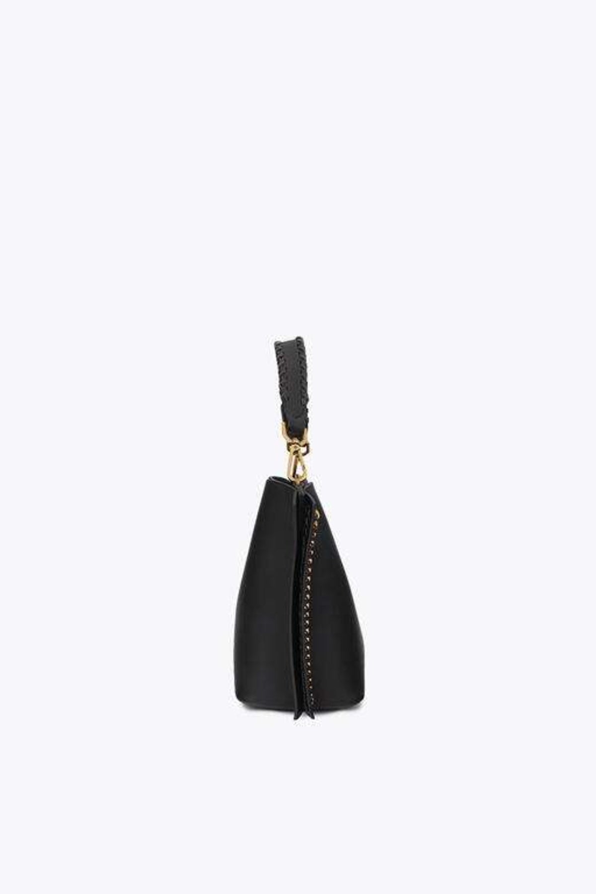 LOLA CASADEMUNT CROSSBODY BAG WITH CHAIN DETAIL AND LEOP en color NEGRO  (3)