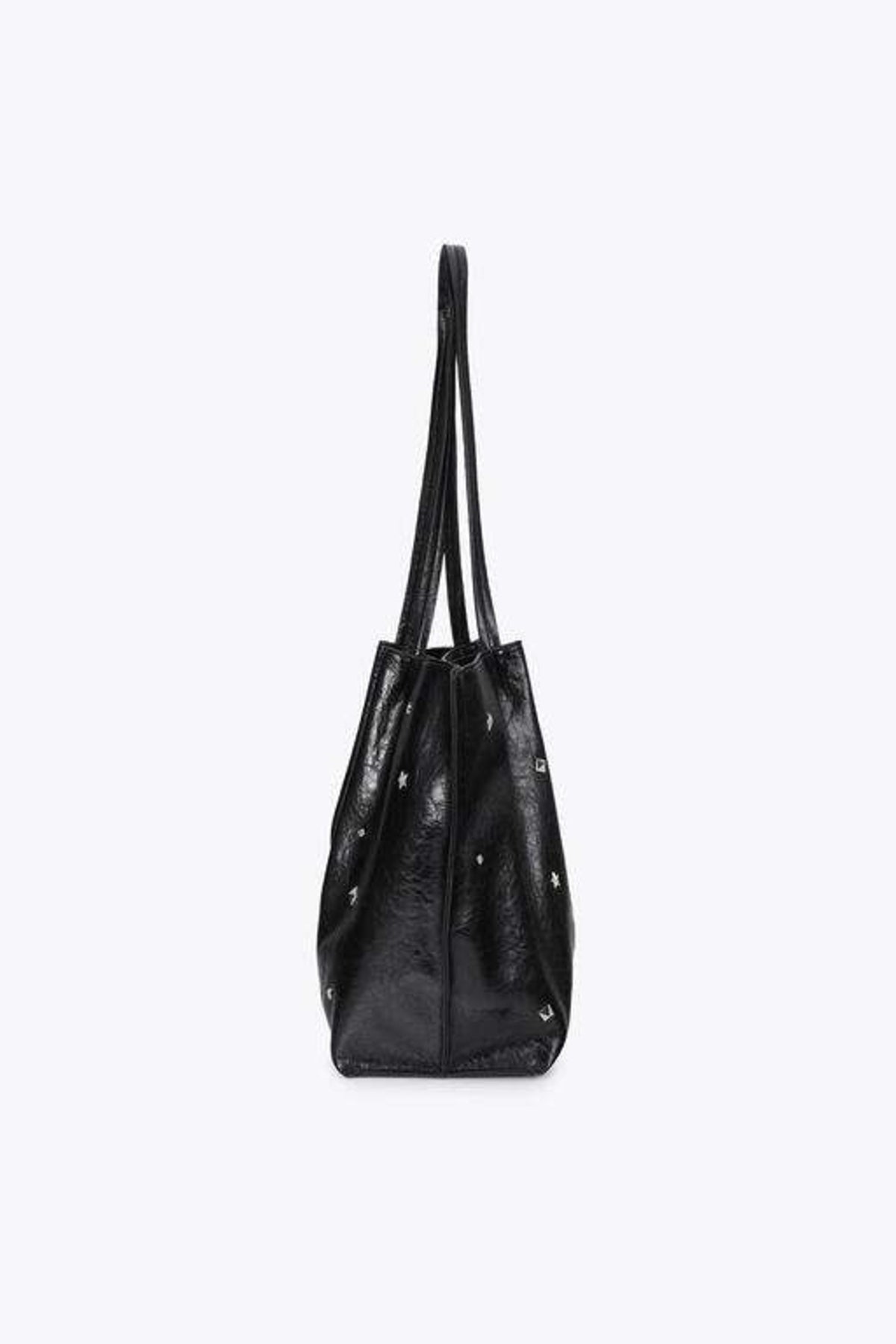 LOLA CASADEMUNT SHOPPER STUDDED STAR AND HEART en color NEGRO  (3)