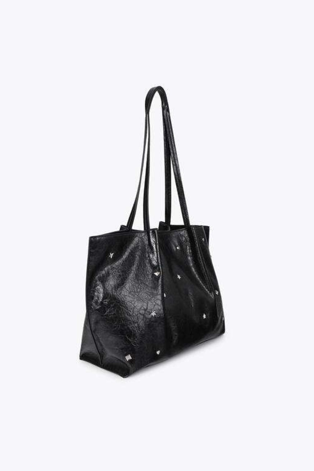 LOLA CASADEMUNT SHOPPER STUDDED STAR AND HEART en color NEGRO  (5)