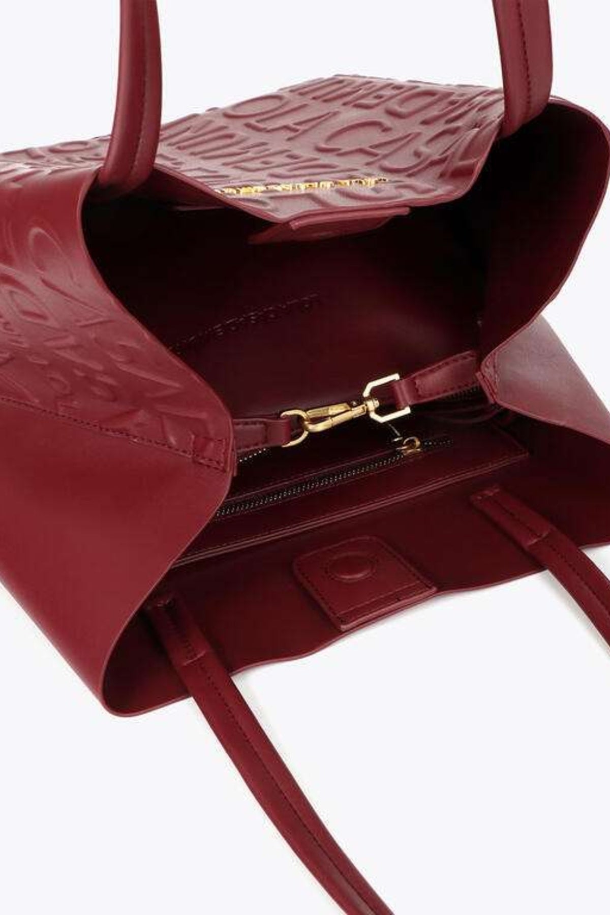 LOLA CASADEMUNT BASIC SHOPPER en color BURDEOS  (3)
