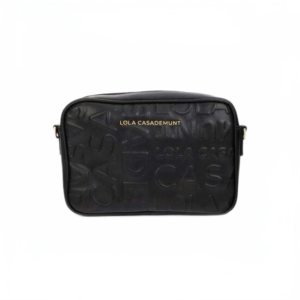 LOLA CASADEMUNT BASIC SHOULDER BAG en color NEGRO  (4)