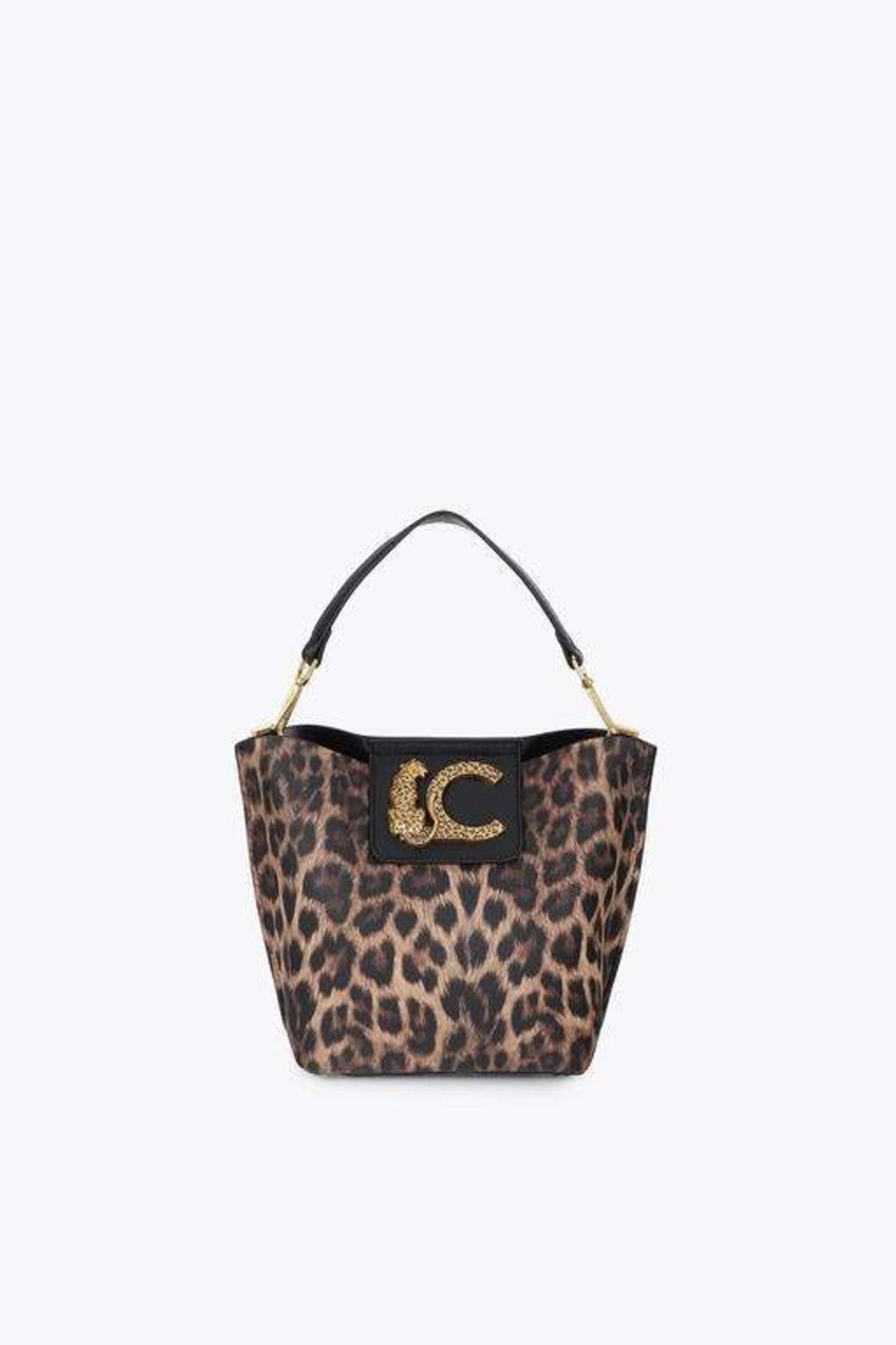 LOLA CASADEMUNT CROSSBODY BAG WITH CHAIN DETAIL AND LEOP en color ANIMAL PRINT  (6)