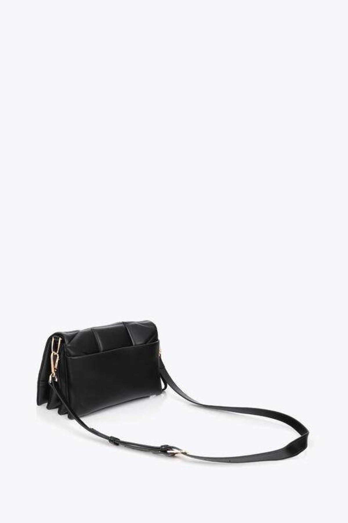 LOLA CASADEMUNT PADDED SHOULDER BAG WITH KNOT DETAIL WIT en color NEGRO  (3)