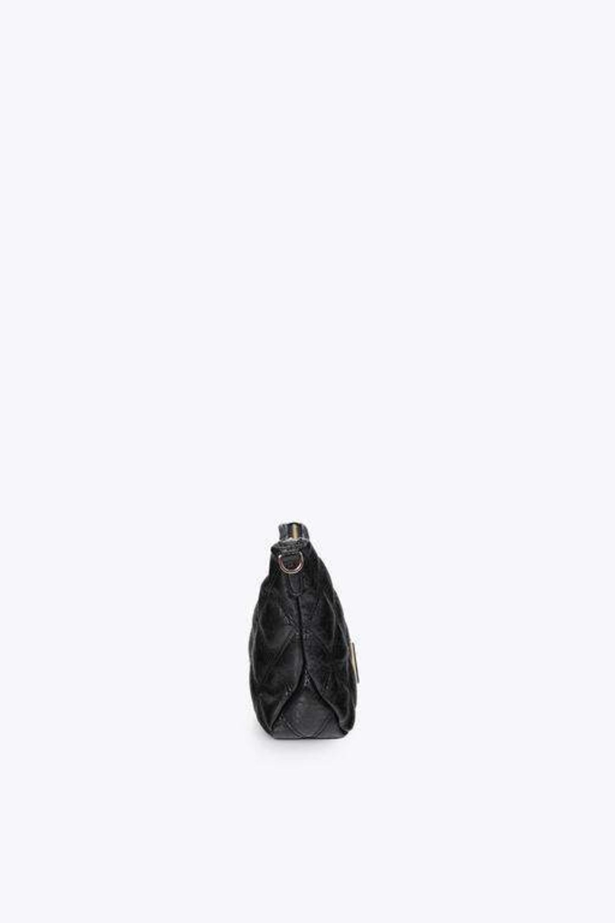 LOLA CASADEMUNT PADDED SHOULDER STRAP WITH DOUBLE STITCH en color NEGRO  (4)