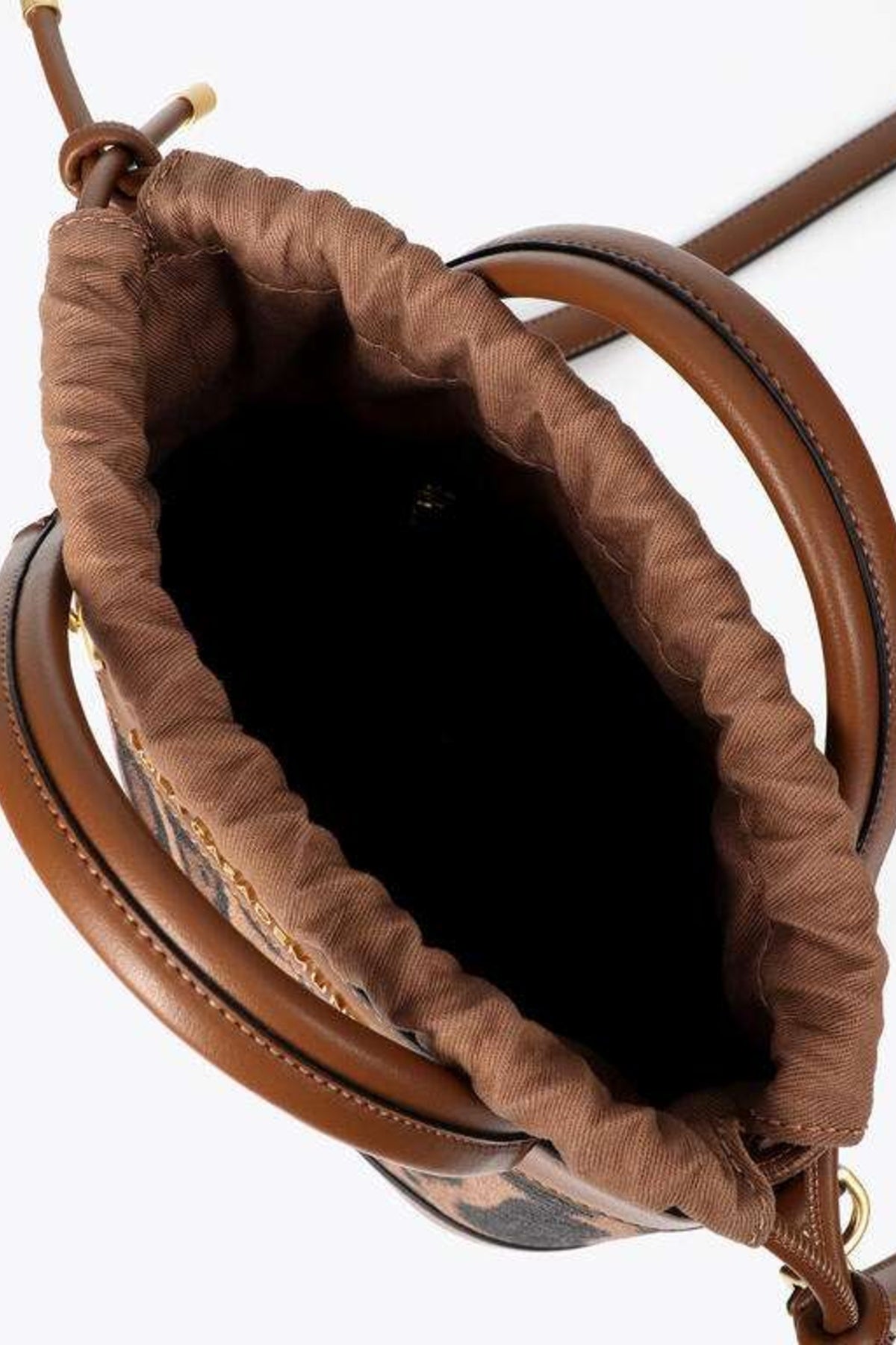 LOLA CASADEMUNT COMBINED BUCKET BAG WITH LEATHER EFFECT  en color ANIMAL PRINT  (2)