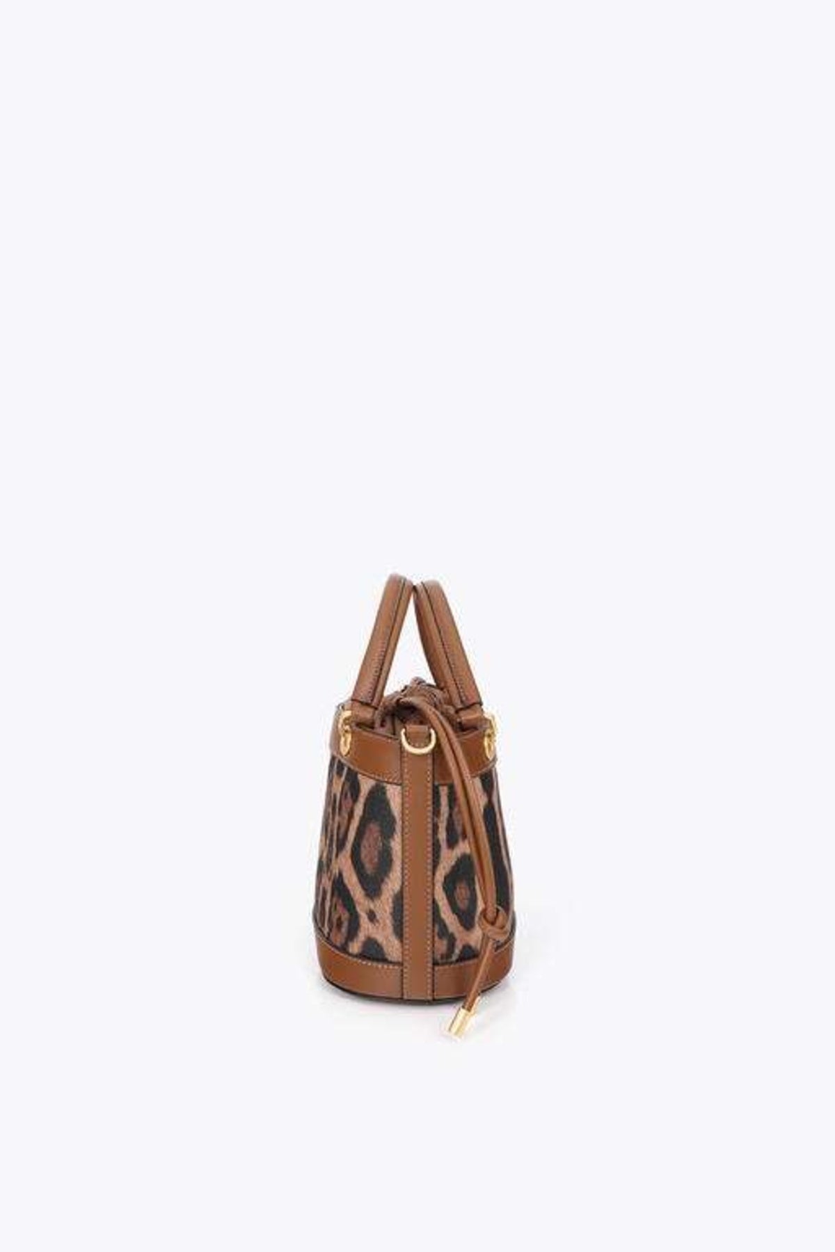 LOLA CASADEMUNT COMBINED BUCKET BAG WITH LEATHER EFFECT  en color ANIMAL PRINT  (4)