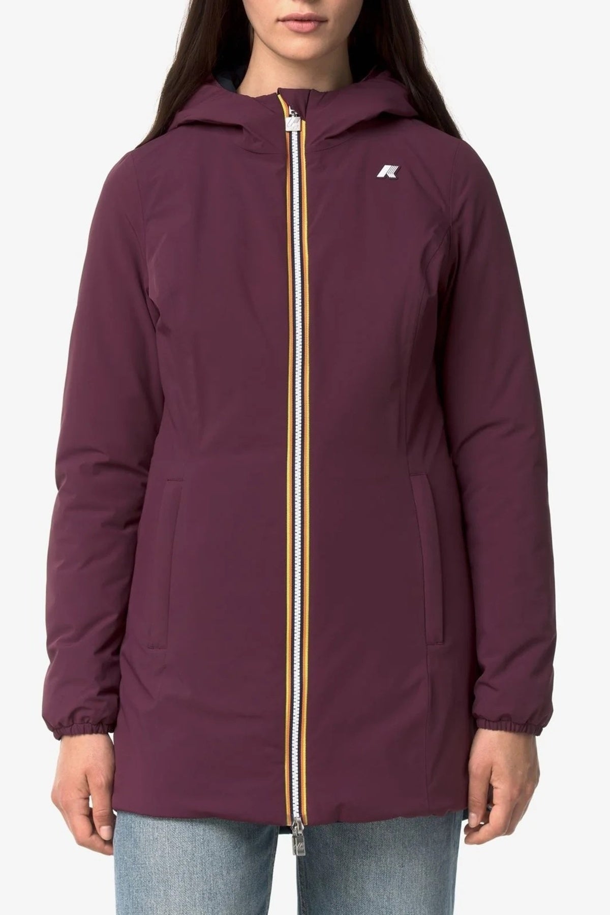 K-WAY DENISE ST WARM DOUBLE en color BURDEOS  (1)