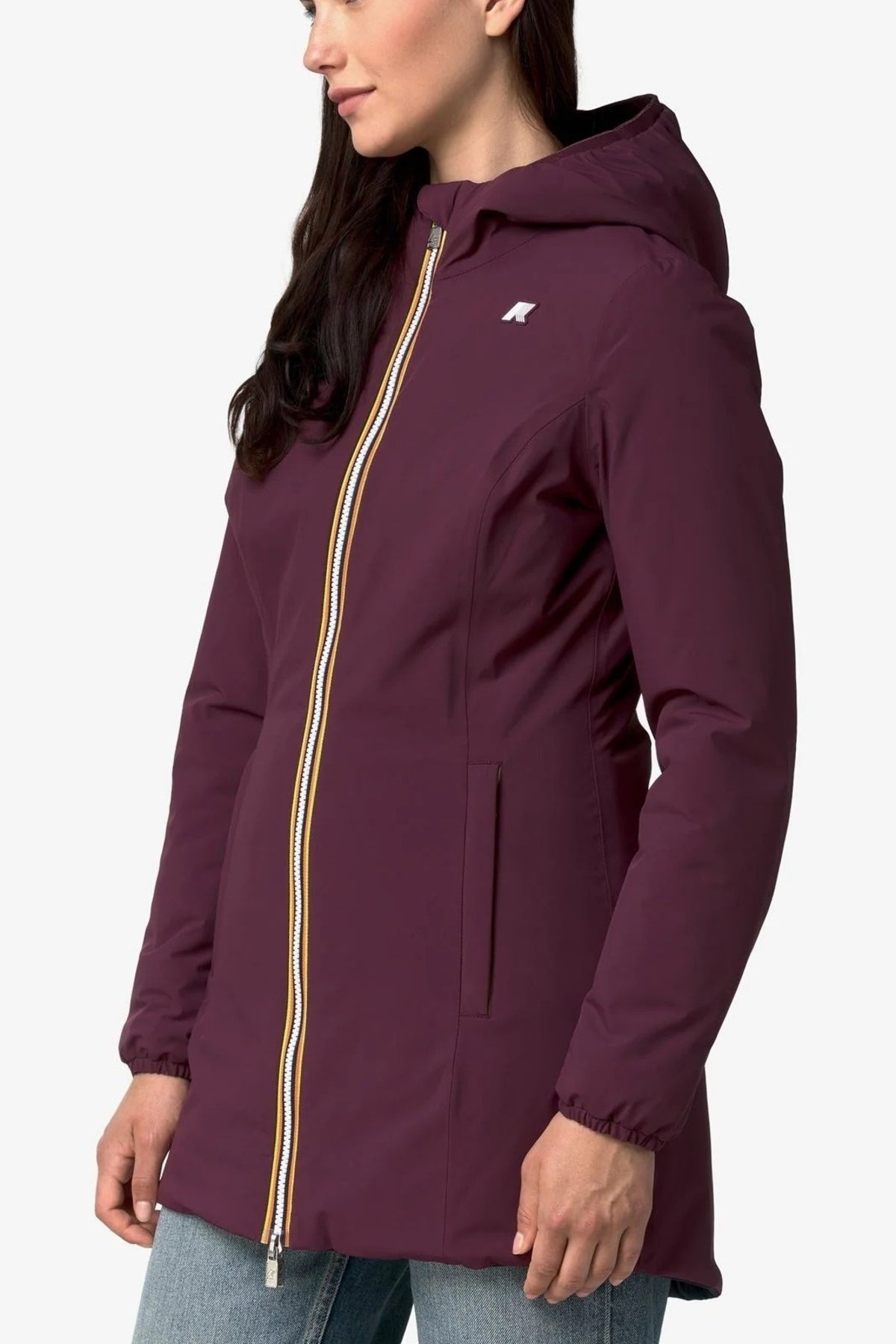 K-WAY DENISE ST WARM DOUBLE en color BURDEOS  (2)